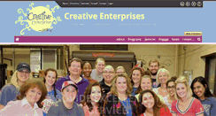 Desktop Screenshot of creativeenterprises.org